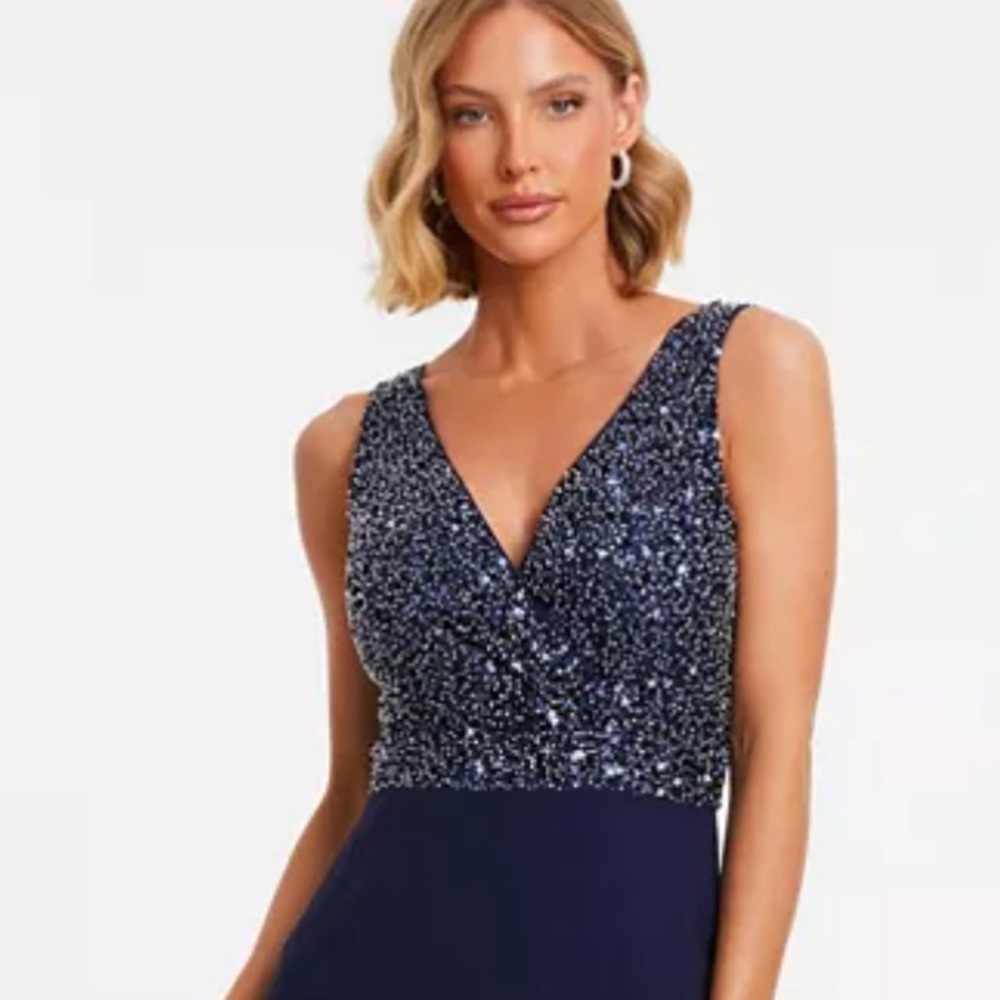 NWT navy and sequins! Party dress!